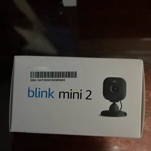 Blink Mini 2 Indoor Security Camera - Black